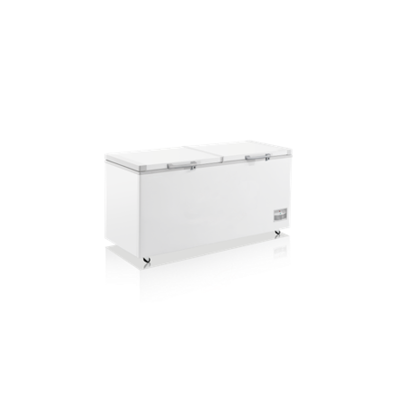 Felül nyíló, hajlított alsó, egy hőmérsékletű ládafagyasztó Felül nyíló, hajlított alsó, egy hőmérsékletű ládafagyasztó