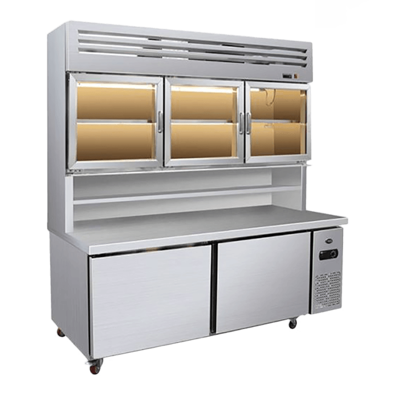 Lapos fenekű kombinált többszintes hűtő