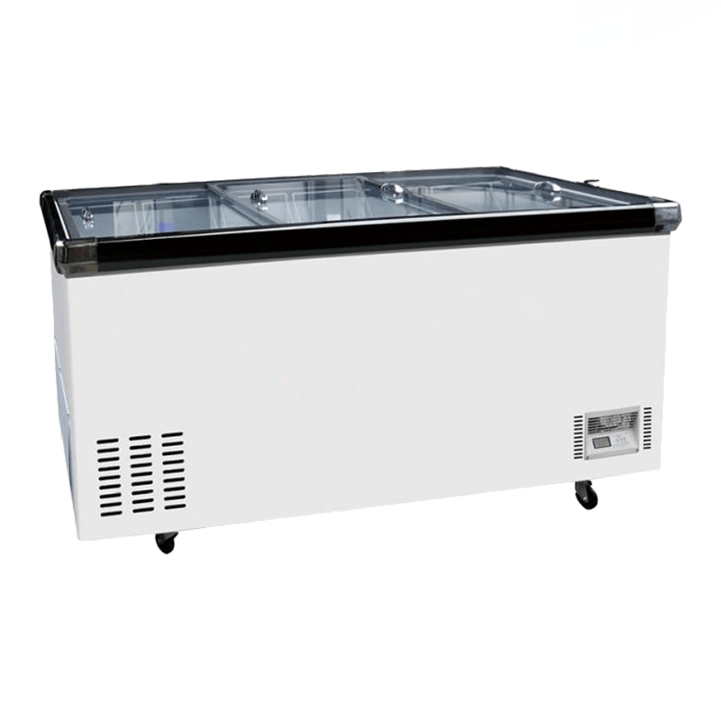 Mélyfenék szigeti hűtött vitrinek